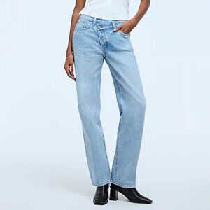 NWT Madewell Low-Slung Straight Jeans